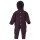Overall Wollfleece mit Kapuze lila-melange