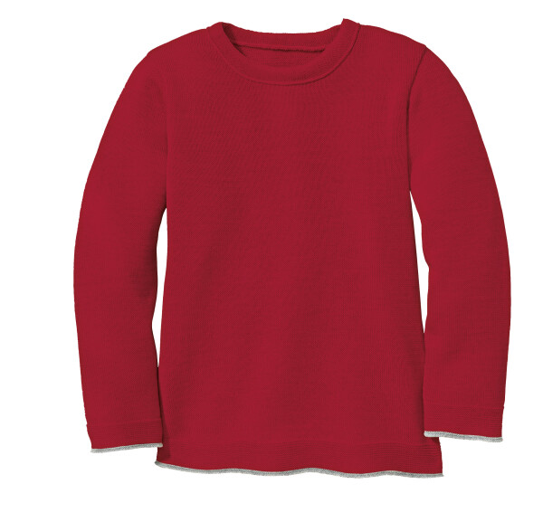 Strick-Pullover bordeaux - 110/116