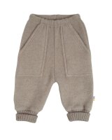 Wollfleece-Hose Soft Wolle sesam