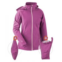 Softshell-Tragejacke Clickit Allrounder pink