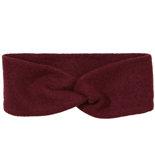 Stirnband Merino cassis - 2