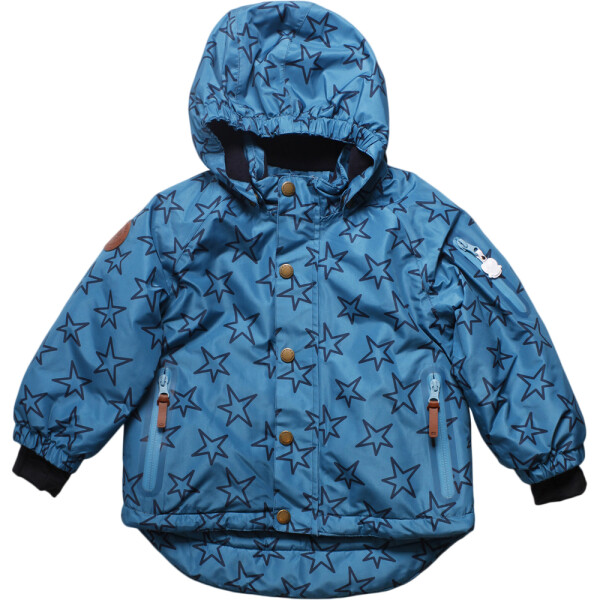 Winterjacke Sterne deep blue