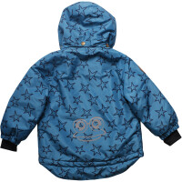 Winterjacke Sterne deep blue