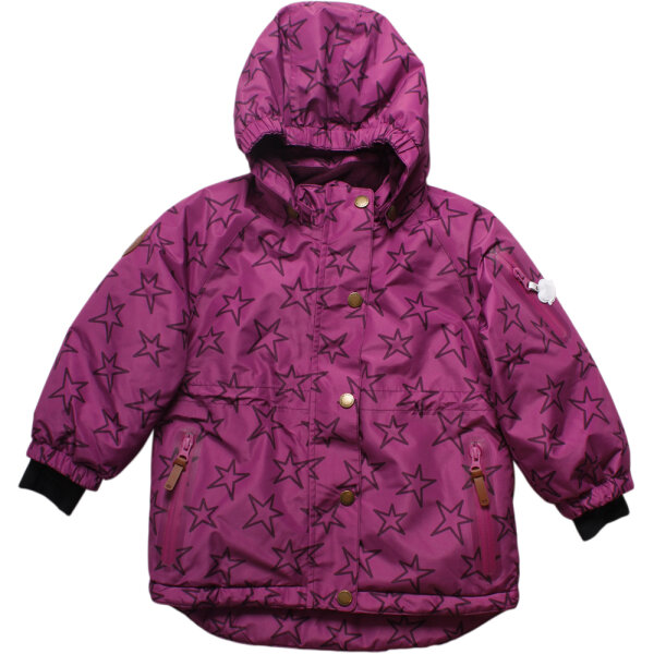 Winterjacke warm violet