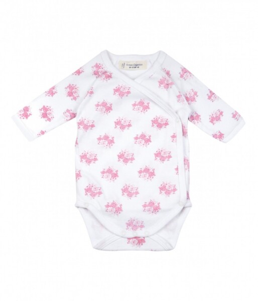 Ygon Wickelbody langarm Rosen