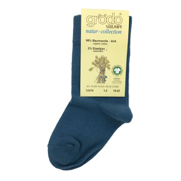 Kindersöckchen polarblau - 39-42
