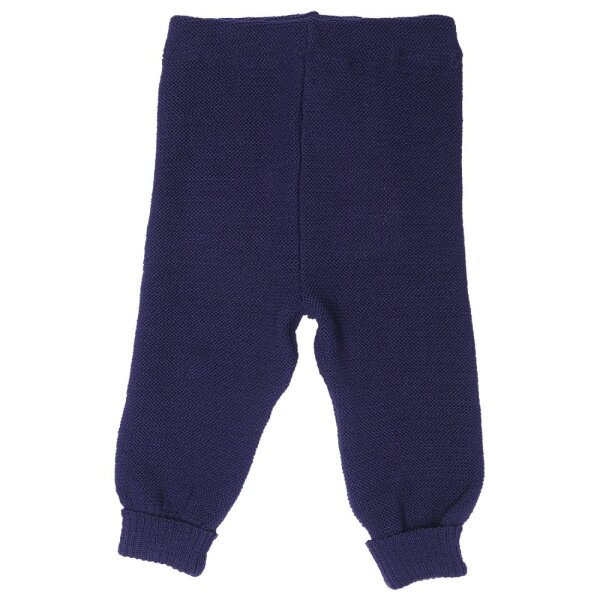 Wollhose Strick aubergine