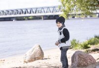 Rap Wolle/Seide anthrazit