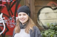 Rap Wolle/Seide anthrazit