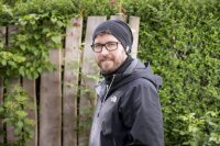 Rap Wolle/Seide anthrazit