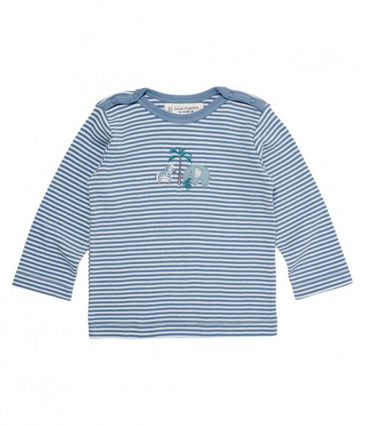 Luna Langarmshirt blau gestreift