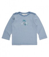 Luna Langarmshirt blau gestreift