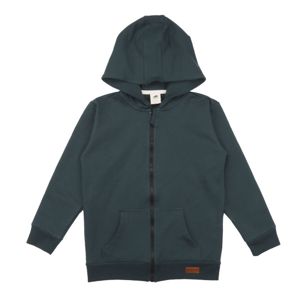 Kapuzenjacke petroleum green  - 128