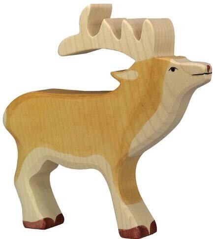 Holztiger Hirsch
