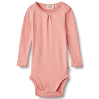 Body Langarm Rib Lotta Rosette - 56