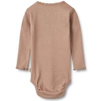 Body Langarm Rib Lotta nougat rose - 68