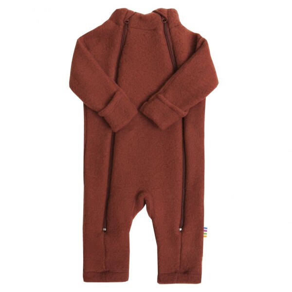 Wollfleece-Overall Wolle soft paprika