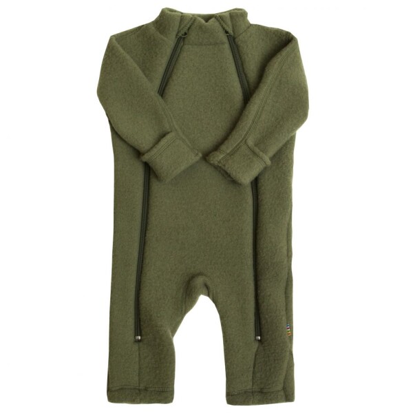Wollfleece-Overall Wolle soft olive