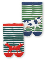 Stoppersocken 2er-Pack Animal - 104