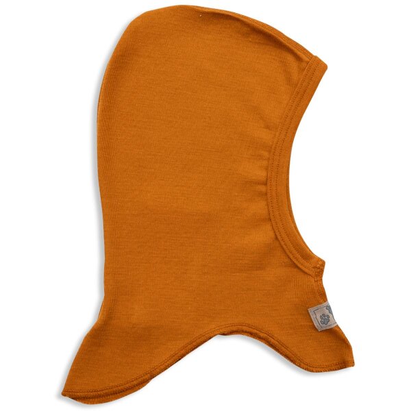 Schlupfmütze Wolle Seide curry - 86/92