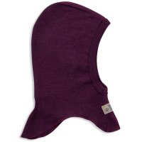Schlupfm&uuml;tze Wolle Seide beere - 98/104