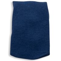 Schlupfm&uuml;tze Wolle Seide marine - 110/116