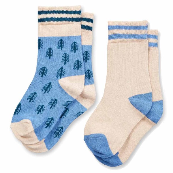 Loris Socken 2er-Pack Blue Trees - 23-26