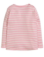 Louise Shirt langarm Einhorn gestreift rosa-wei&szlig;