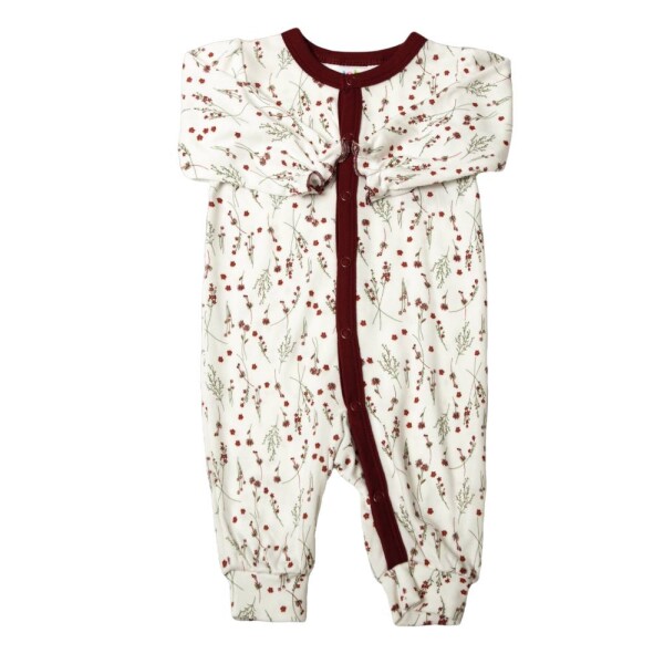 Overall Bambus zarte Blumen - 86/92