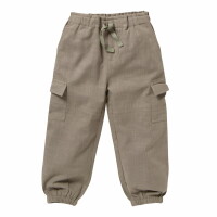 Cargo-Hose Musselin khaki - 110