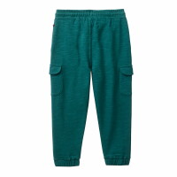 Sweat-Cargohose tiefseegr&uuml;n - 128