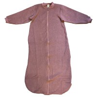 Schlafsack m. Arm Wollfrottee mauve - 74/80