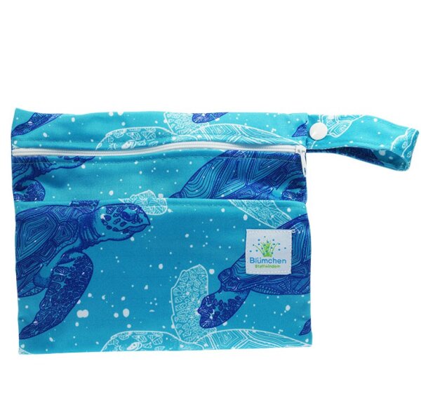 PUL Wetbag für Slipeinlagen Schildkröte