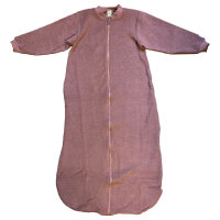 Schlafsack m. Arm Wollfrottee mauve - 98/104