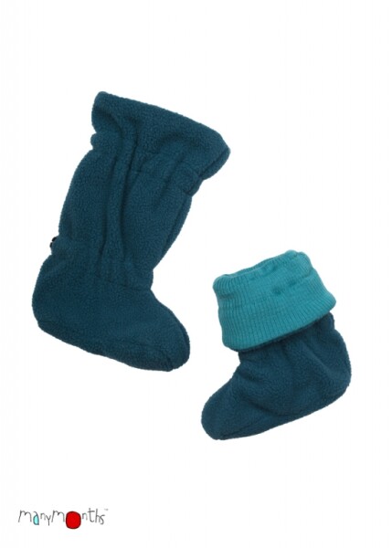 Manymonths Winter Booties Deep Sea/Turquoise