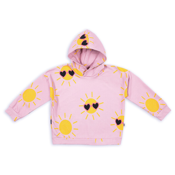 Kapuzenpullover Sun on pink - 140/146