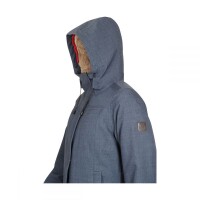Elkline Damen Wintermantel Apres Ski bluegrey