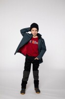 Elkline Kinder Winterjacke Pf&uuml;tzensprung bluegrey