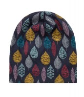 Kai Beanie Bl&auml;tterwald bunt