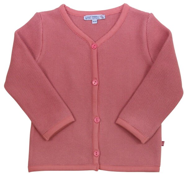 Strickjacke dark rose - 98/104