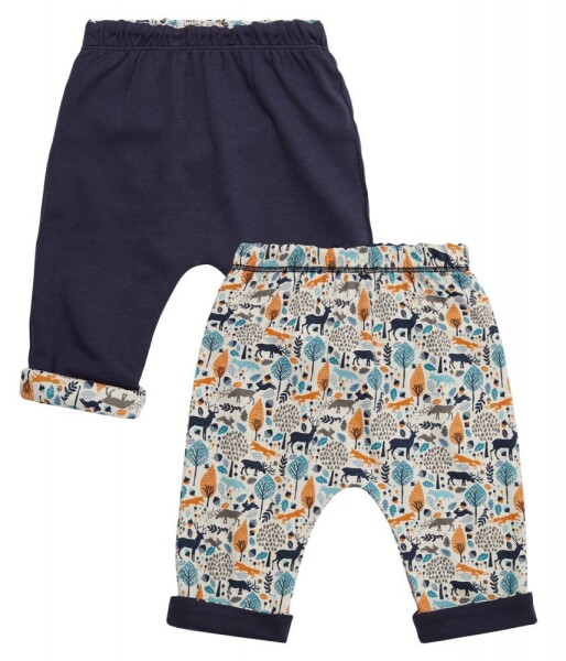Wendehose Waldmotive navy
