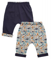 Wendehose Waldmotive navy