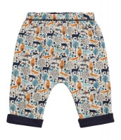 Wendehose Waldmotive navy