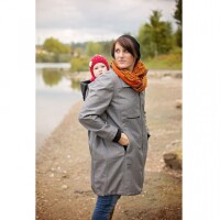 Hoppediz Tragemantel Softshell grau