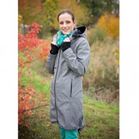 Hoppediz Tragemantel Softshell grau