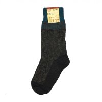 Eiskristall Umschlagsocken Wolle braun-schoko