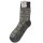 Norweger Socken Sternenmuster hellgrau-natur