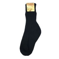 Socken Wolle Grobstrick schwarz