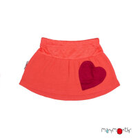 Manymonths Rock Merino Herztaschen Precious Coral