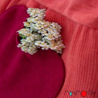 Manymonths Rock Merino Herztaschen Precious Coral